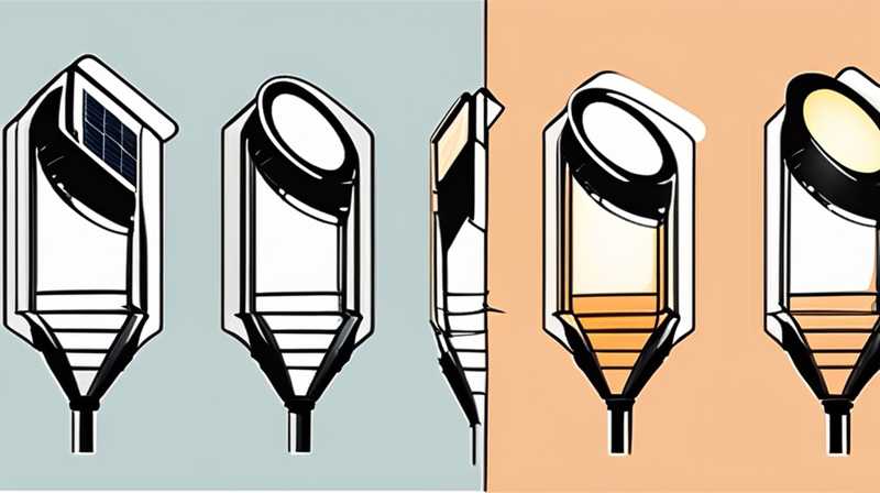 How to disassemble the balcony solar garden light