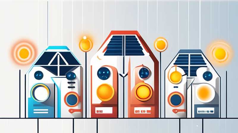 How to connect eight signal wires of solar energy