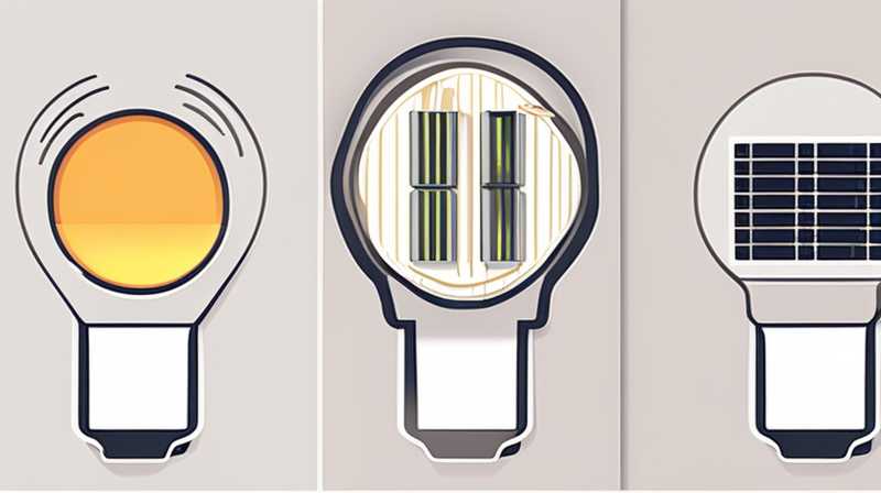 How to disassemble a solar light and replace the bulb