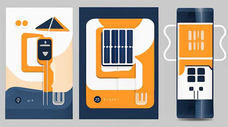 How to plug in the solar charging cable