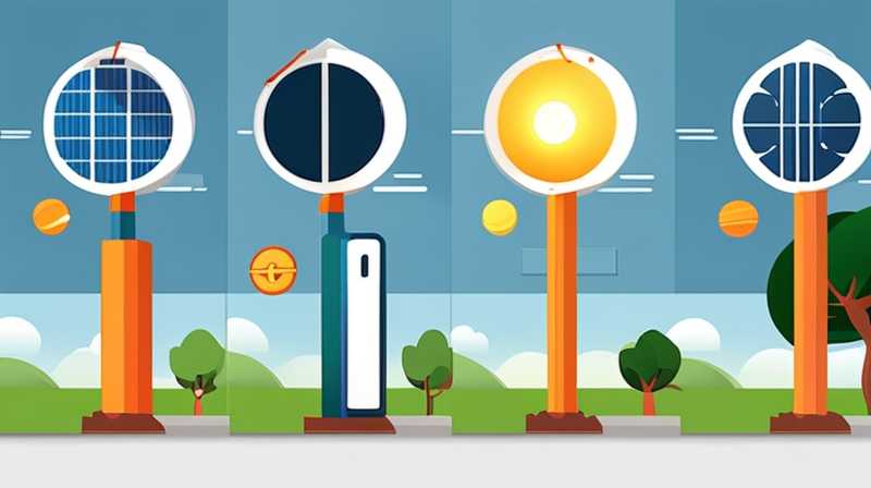 How to install solar light pole