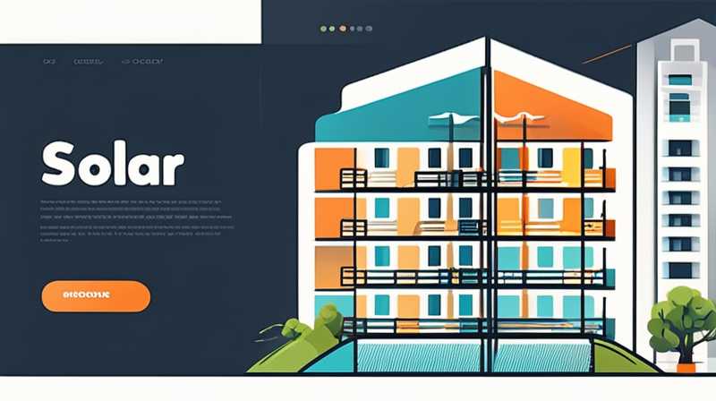 How to operate high-rise solar energy