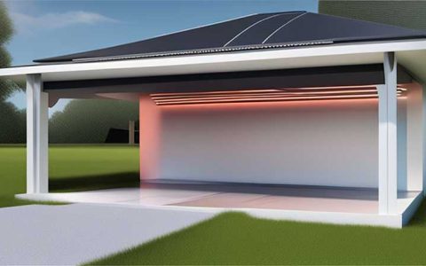 How to install solar lights in carport