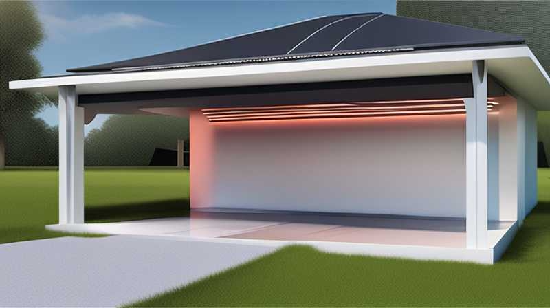 How to install solar lights in carport