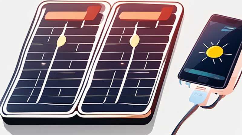 How to use the solar panel of the power bank