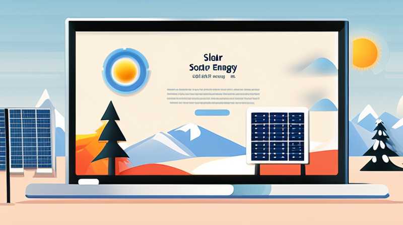 What to do if solar energy is afraid of snow