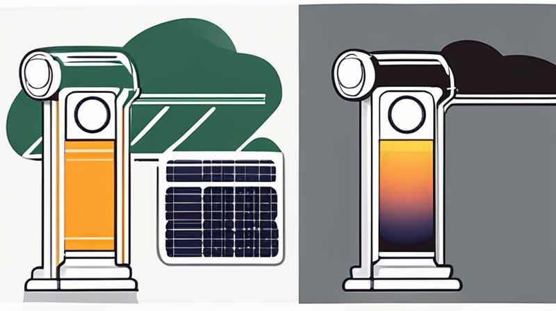 How to connect the super lighting solar street light