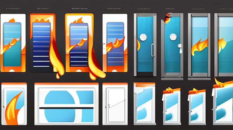 How to lay solar fire doors