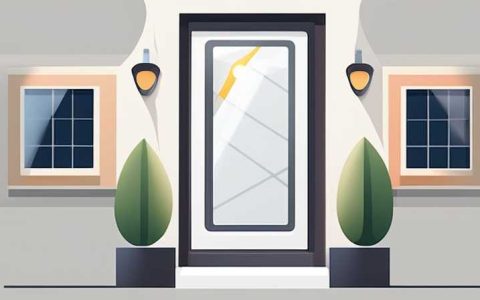 Why is the solar door light not working?