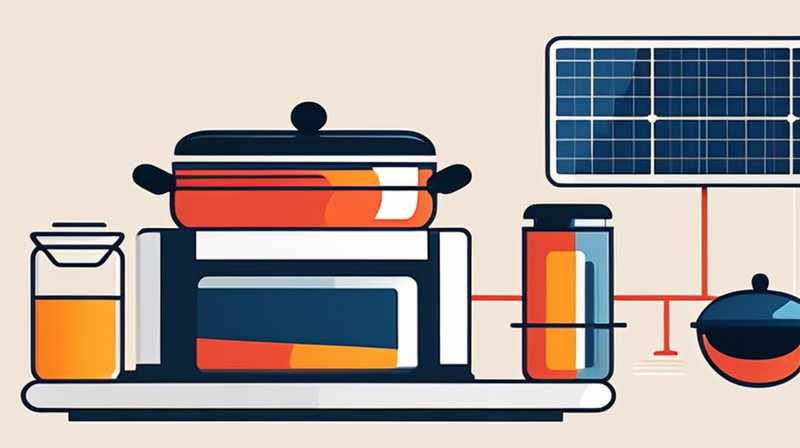 How to convert solar panels into induction cookers