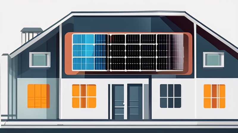 How to build solar energy in color steel house