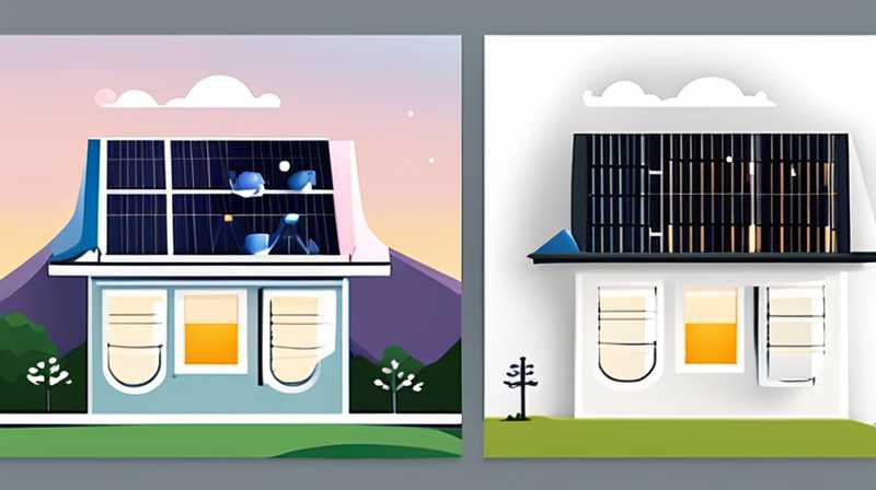 How to connect the terrace solar lights