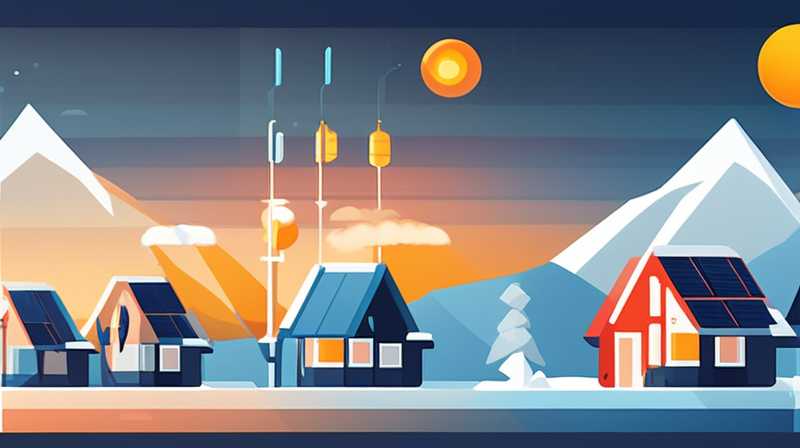 How to adjust the solar energy in winter