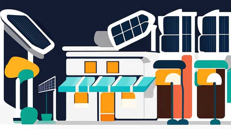 How many watts are street light solar panels generally