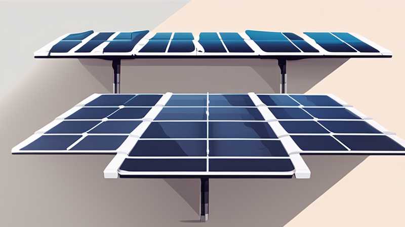 What is the efficiency of rigid solar panels?