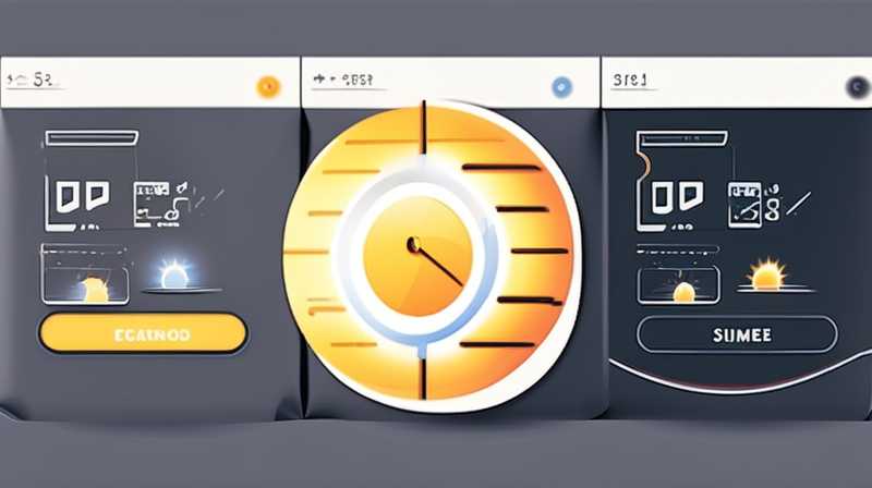 How to change the solar light time control