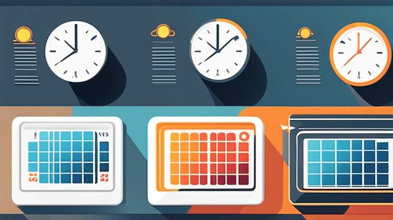 How to adjust the time of solar powered rld time and space series