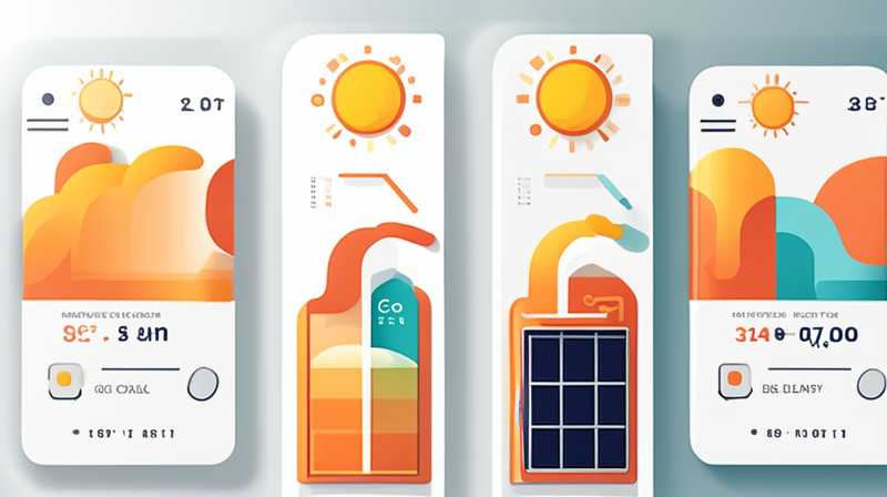 How much medium should be added to the new solar energy