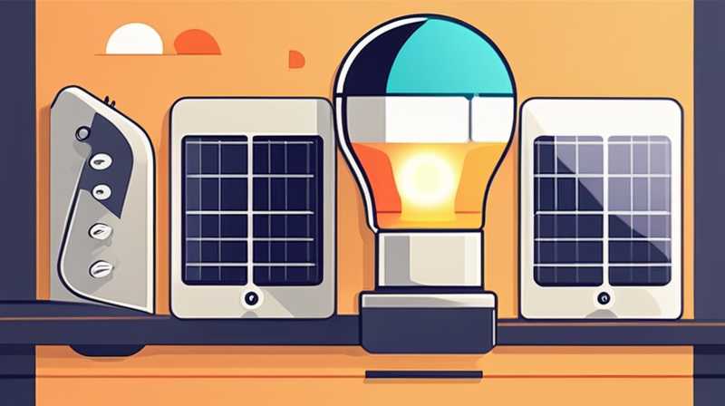 How to measure solar panels with a light bulb