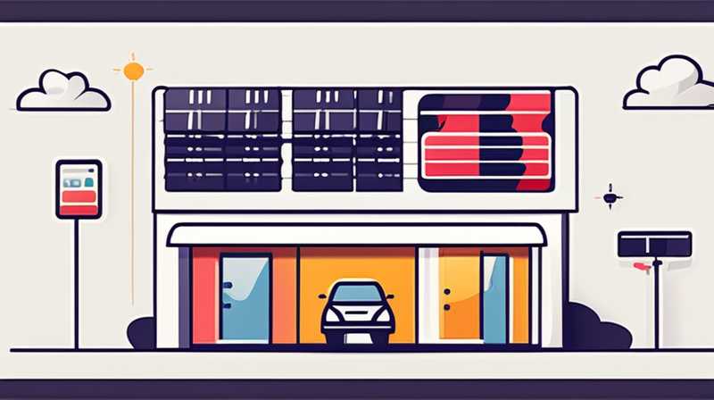 How much does it cost to use solar batteries in stores?