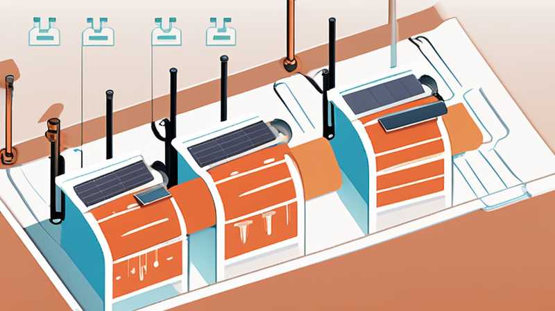 How to connect the solar solenoid valve to the air pipe