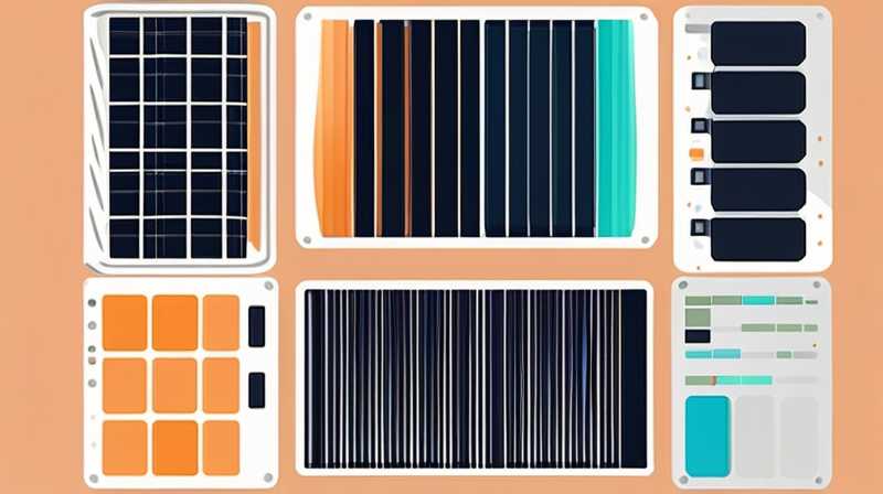 What are the types of solar silicon cells?