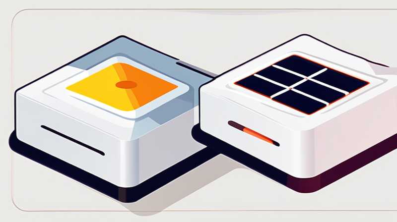 How to connect the solar adapter