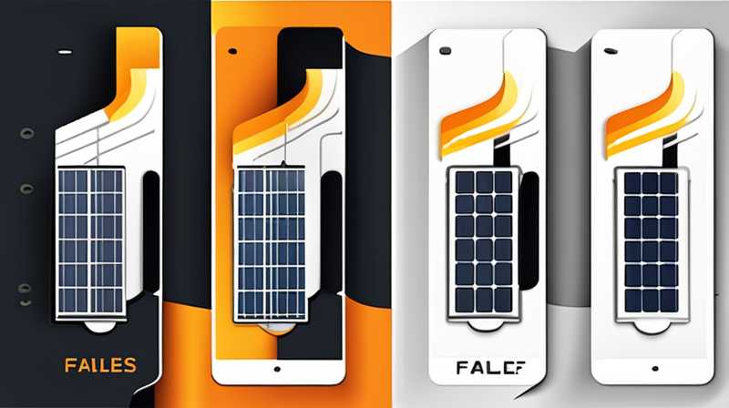 What to do if a solar panel falls