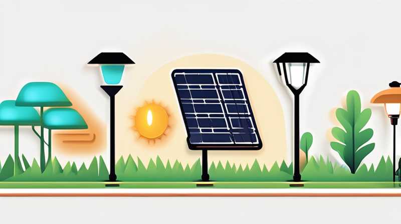 Where to install solar garden lights