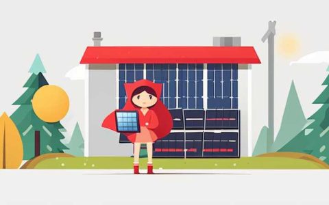 How to install Little Red Riding Hood solar panel