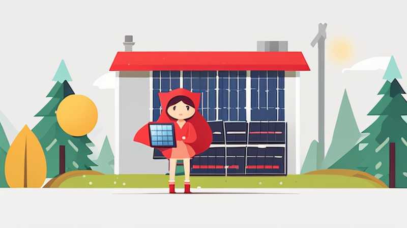 How to install Little Red Riding Hood solar panel