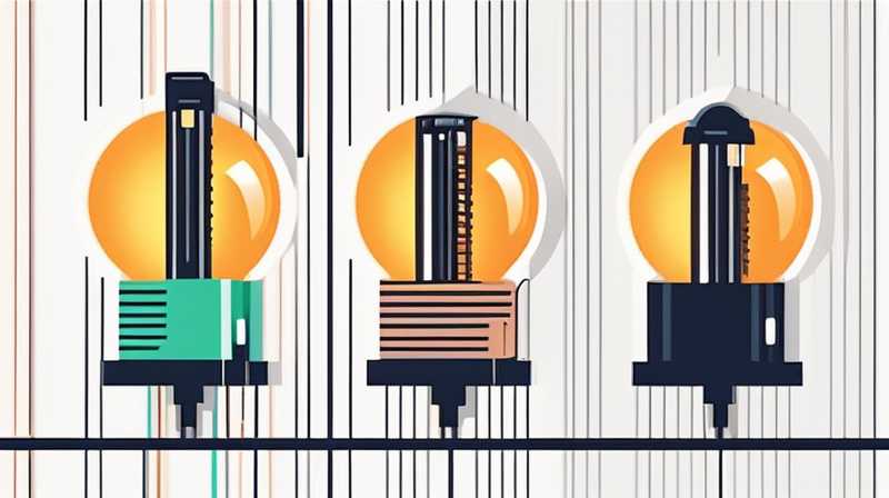 How to connect solar socket to colored lights