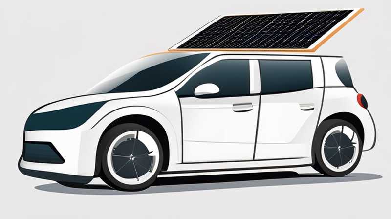 How to connect the motor on the solar panel