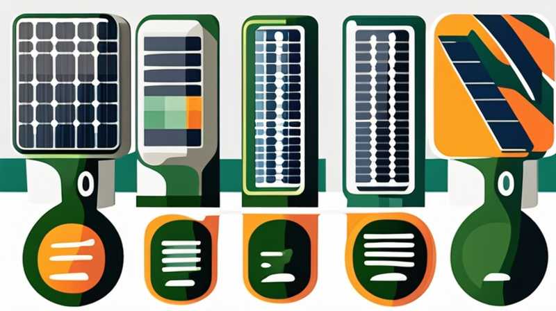 How many volts are usually solar street lights