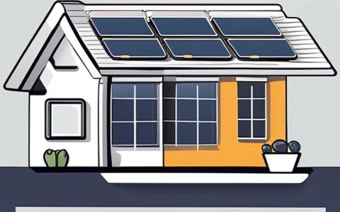 What is the efficiency of home solar power?