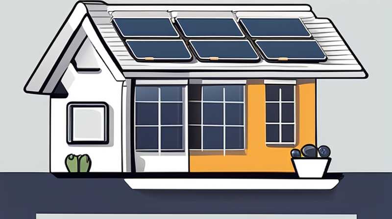 What is the efficiency of home solar power?