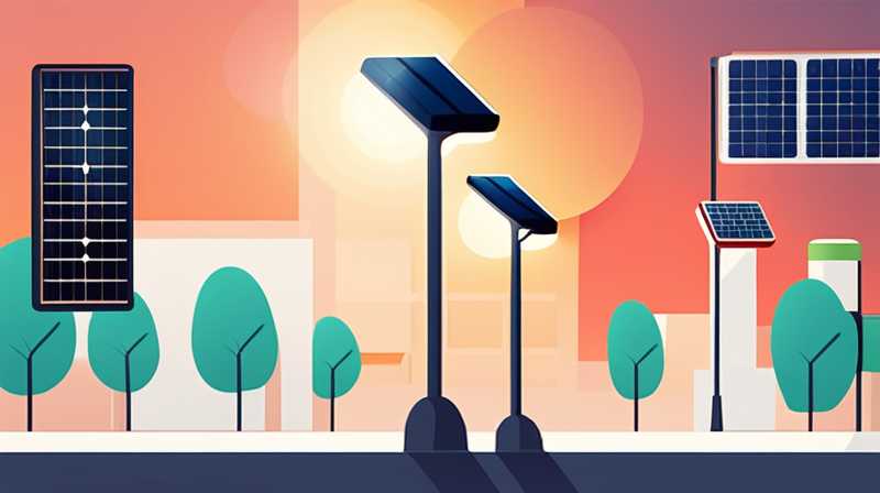 Why the solar street lights are not on?