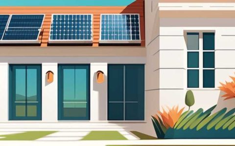 How to install solar energy in villa courtyard