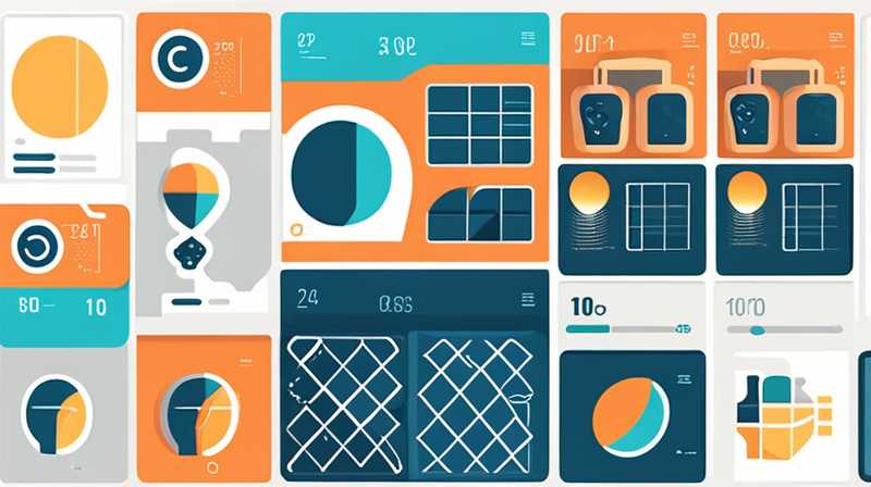 How many watts of solar energy per 100 square meters