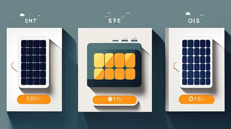 What are the differences between solar energy units?