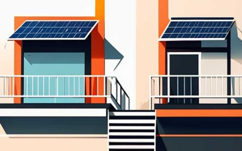 How to remove solar panels on an open-air balcony