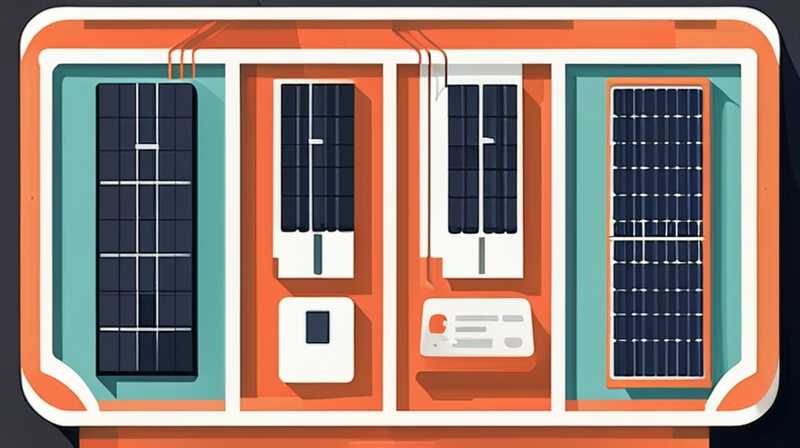 How to connect the solar panels