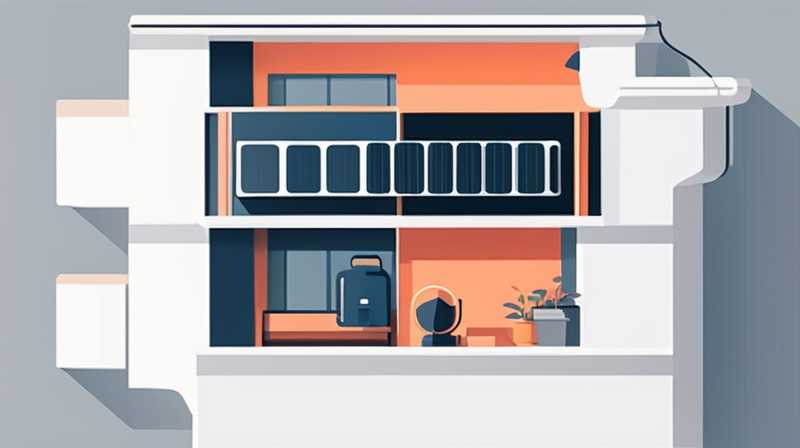 How to solve the problem of smoke coming out of the solar panel on the upper floor