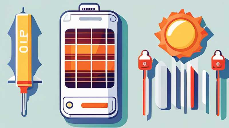 How to disassemble solar energy and replace the battery