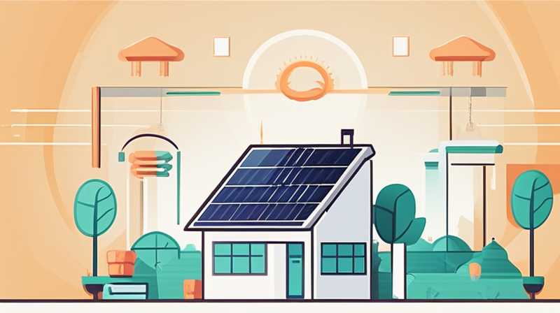 How to convert household electricity to solar energy