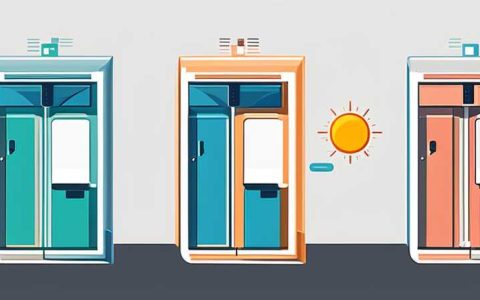 How to open and close the solar door post
