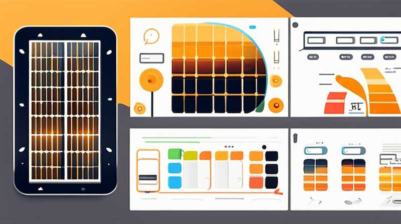 How do solar panels generate current?