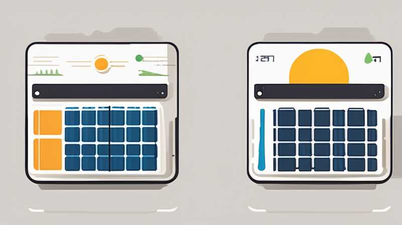 How to store solar energy externally