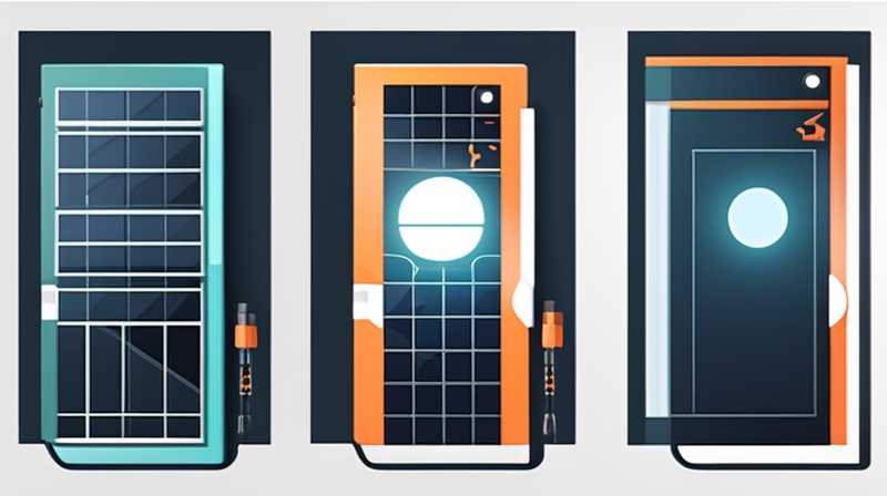 How many watts does the solar door headlight