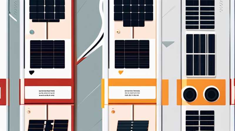 What solar panels are used in the north